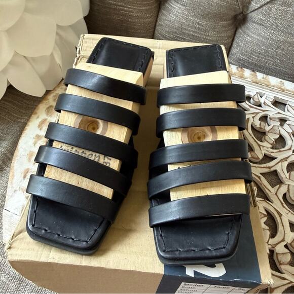 Trippen Network Closed Sandal, Steel Lam – Evie Lou Trippen Black Sandals Shoes Women’s 37 6.5 NEW